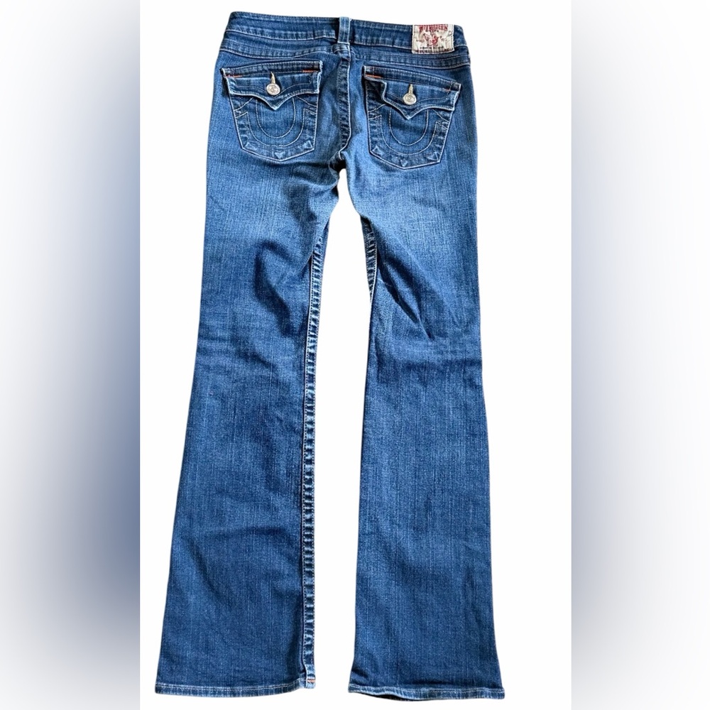 True Religion Authentic Vintage Becky Low Rise Blue Women's Jeans - Picture 2 of 6